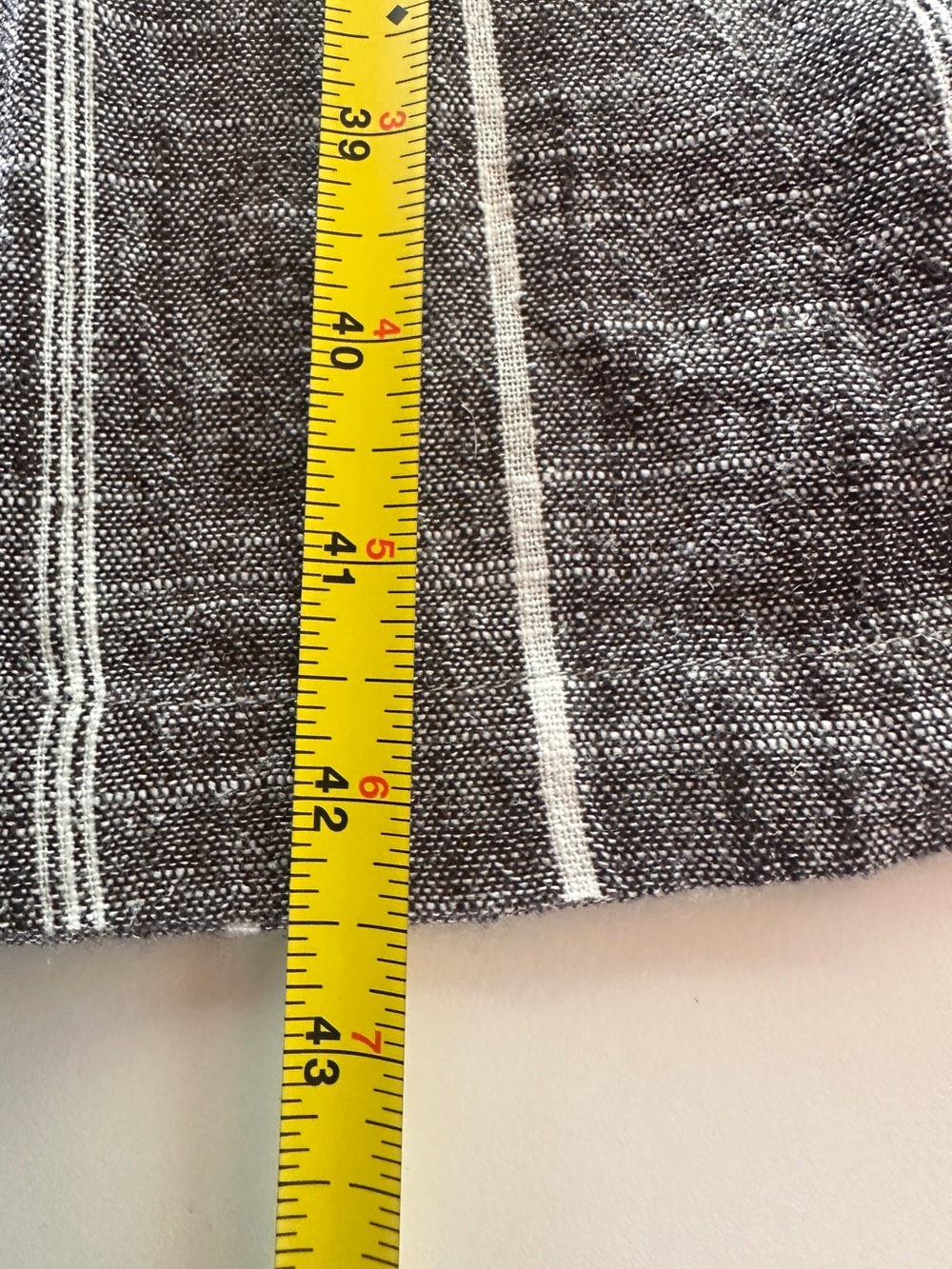 Cooperative Striped Linen Blend Midi Dress XS - Picture 7 of 10